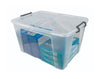 Clear Plastic Containers with Folding Lids closed propped (4798401019939)