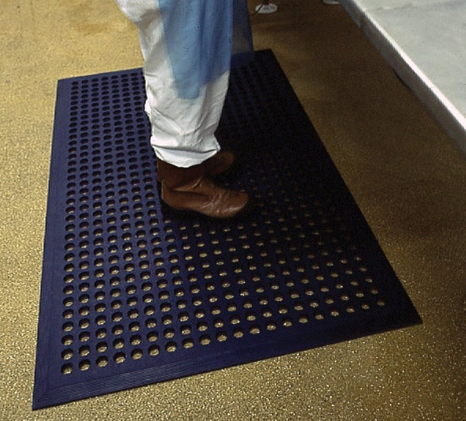 SturdySafe Blue Mat at Workstation