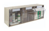 Clearbox Tilt Storage Bins 3 Compartments propped (4799491145763)