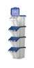 Multi-function Chute Front Storage Containers 4 Pack blue (4798400921635)
