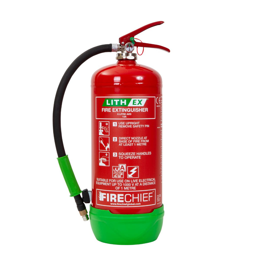6 Ltr Lithium Battery Fire Extinguisher FLE6 (4579140436003)