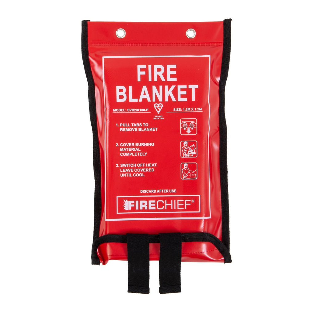 K100 Soft Case Fire Blanket - 1.2m x 1.2m (4577135525923)