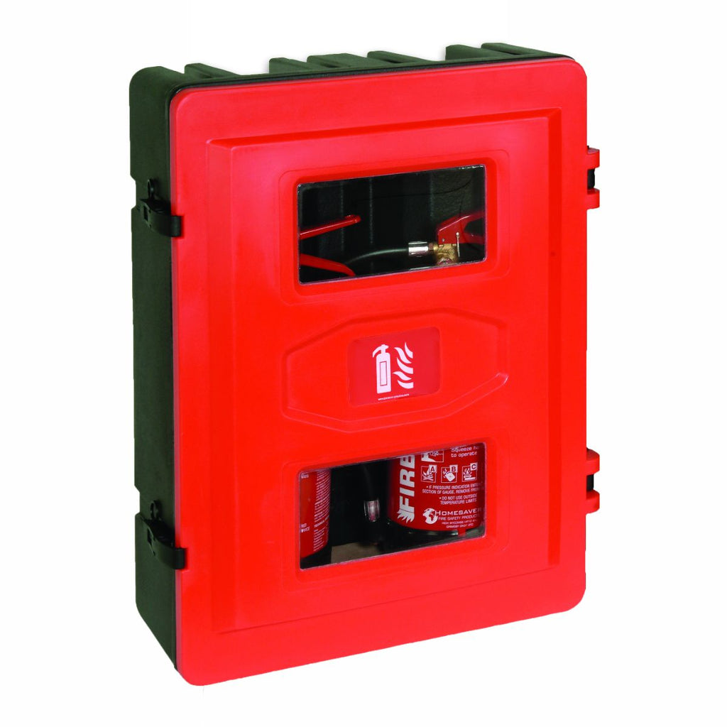 Double 6 to 9 Ltr/Kg Rotational Moulded Fire Extinguisher Cabinet (4577187856419)