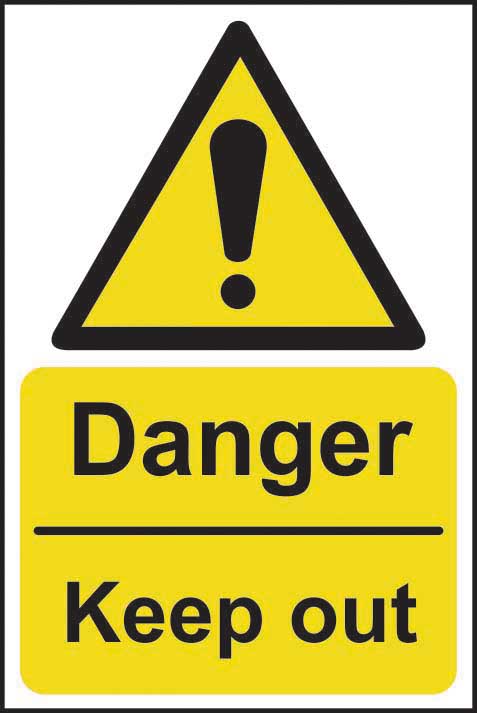 Danger Keep Out Warning Sign (6049221968043)