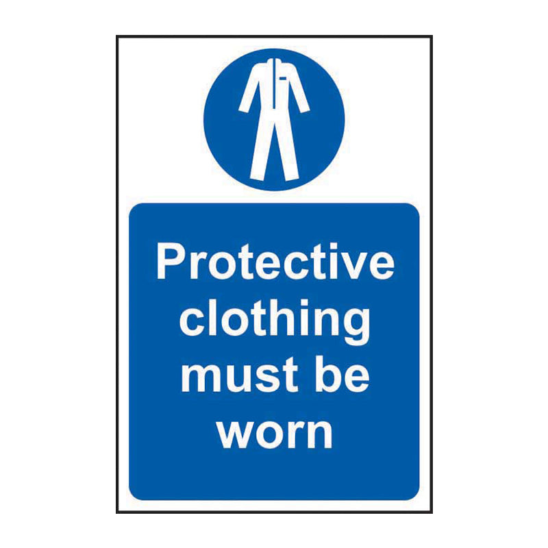 Protective Clothing Must Be Worn - PPE Safety Sign (6049110327467)