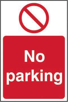 No Parking Prohibition Sign (6048394707115)