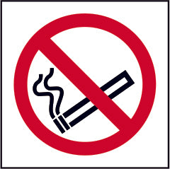 Square No Smoking Signs - Self-Adhesive or Rigid PVC (6048394248363)