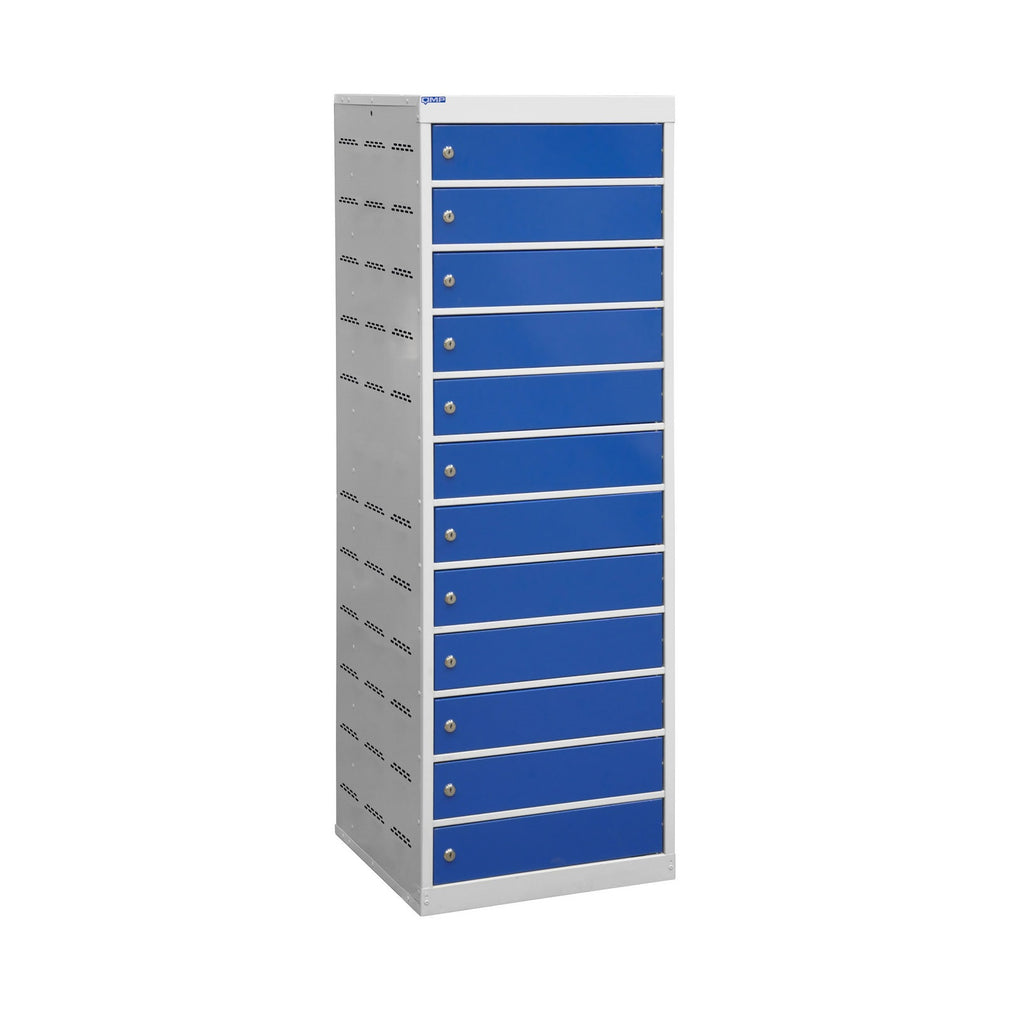 12 Tier laptop charging locker - blue (4459640684579)