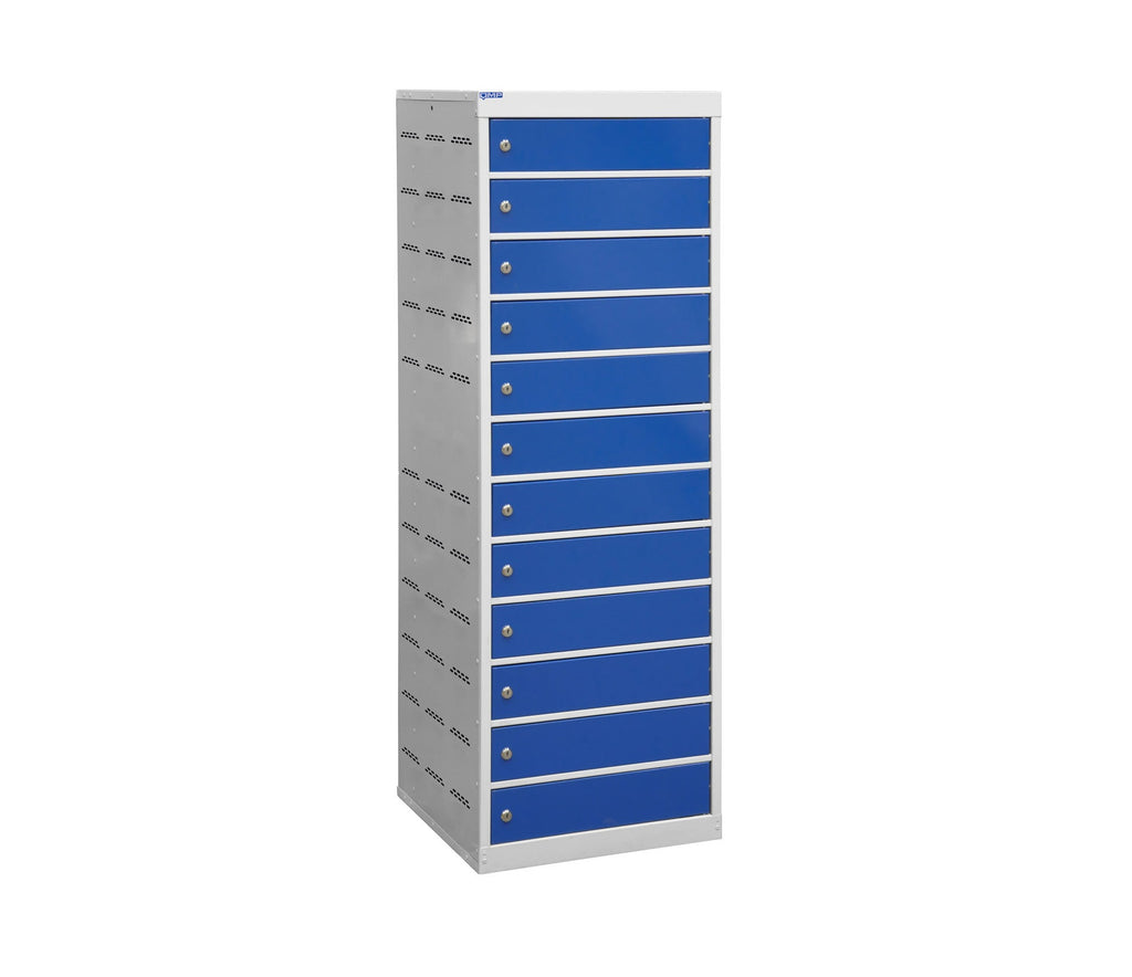12 Tier laptop charging locker - blue (4459640684579)