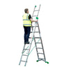 heavy-duty combination ladder with person (4497663754275)