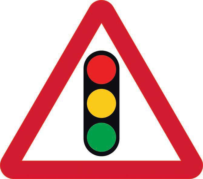 Temporary Traffic Lights Road Sign (6026935632043)