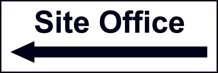 Site Office, Arrow Left Sign (6050197668011)