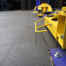 PVC interlocking tiles on workshop floor