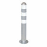 EV Charger Protection Bollards (Galvanised Steel) white
