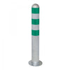 EV Charger Protection Bollards (Galvanised Steel) green