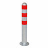 EV Charger Protection Bollards (Galvanised Steel) red