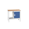 Verso Static Workbench With 1 Cupboard blue (6099398000811)
