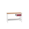 Verso Static Workbench With 1 Drawer red (6099397902507)