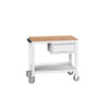 Verso mobile Workbench With 1 Drawer light grey (6099397935275)