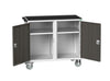 Mobile Maintenance Trolley with Top Tray dark grey (6100584857771)