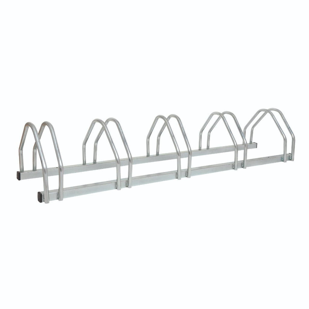 compact outdoor cycle parking rack for five bicycles (4570300710947)