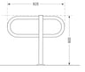 Tab Galvanised Surface Mounted Bicycle Stand (6122913333419)