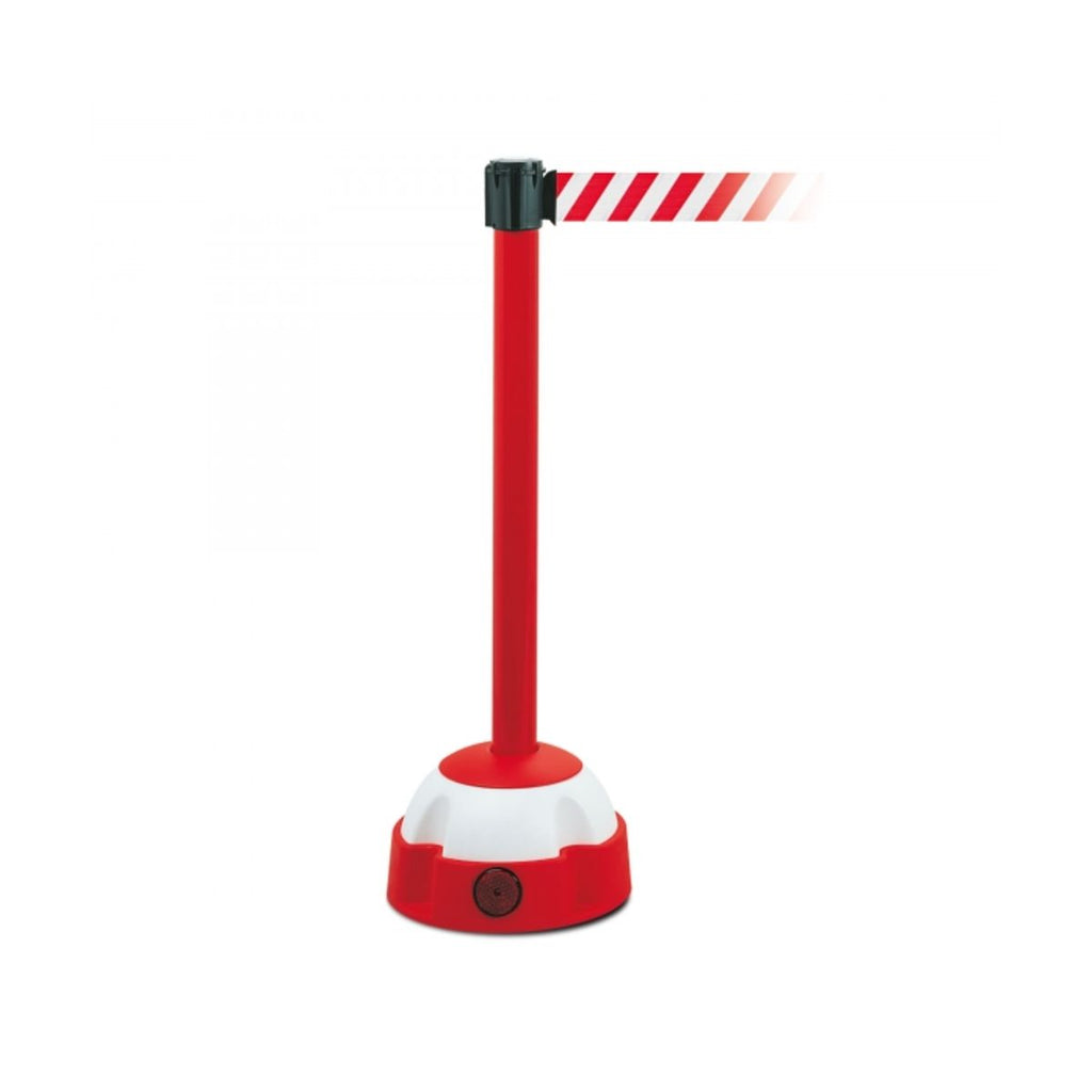 Red / White Hazard Belt Post Barriers (6560956678315)