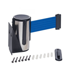 Stainless Steel Wall-Mounted Belt Barrier  2.5m Belt Length