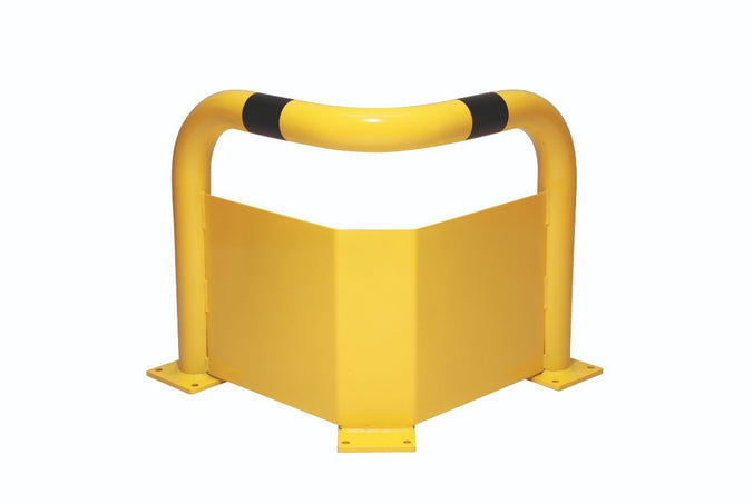 warehouse corner protection hoop with under guard plate (4568104665123)