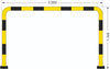 shock absorbing barrier 124cm high and 200cm wide (4568104796195)