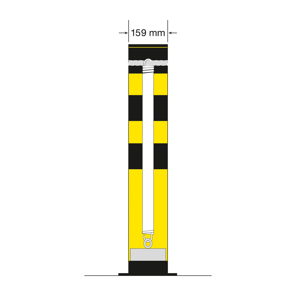 Flexible Warehouse Bollards - 159mm Diameter (5967916236971)