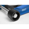 2 Tonne Quick Lift Trolley Jacks blue act wheel (4627384696867)