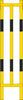 floor mounted vertical pipe protection barrier 150 cm high (4568104861731)