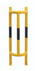 wall mounted pipe barrier 100 cm high  (4568104927267)