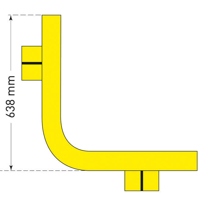 Raised Collision Protection Bars (Indoor Use) corner (5967916269739)