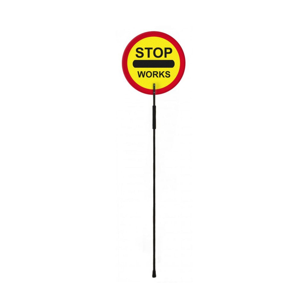 Stop Works Traffic Lollipop Sign (6156335415467)