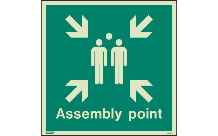 Photoluminescent Assembly Point Sign (4807309623331)