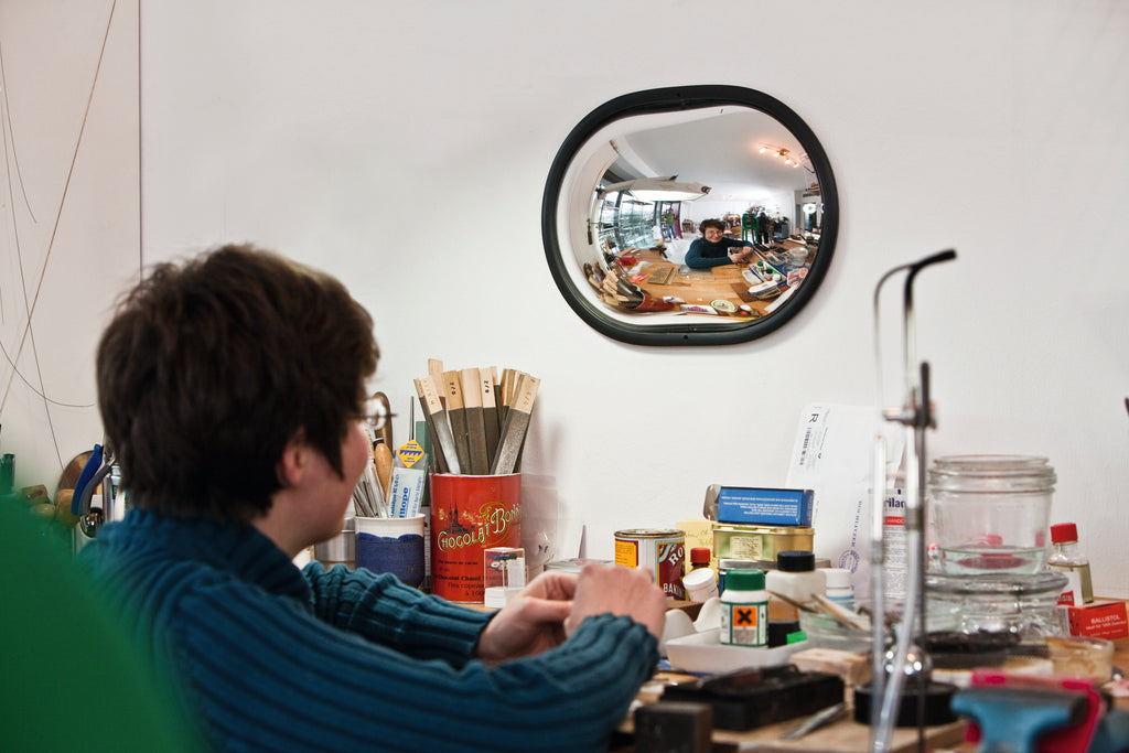 Indoor Oval Shaped Convex Observation Mirror