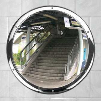 Stainless Steel Indoor Circular Observation Mirror (5967916368043)