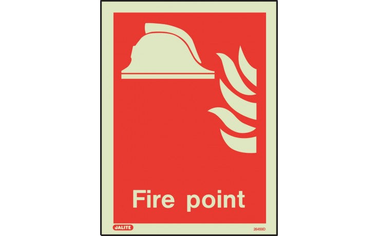 Fire Point Location Signs - Photoluminescent (4807366672419)