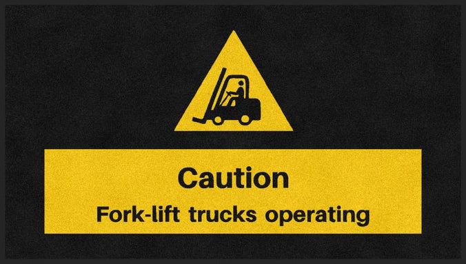 Forklift Safety Message Mat (1523713867811)
