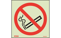 No Smoking Prohibition Sign - Photoluminescent