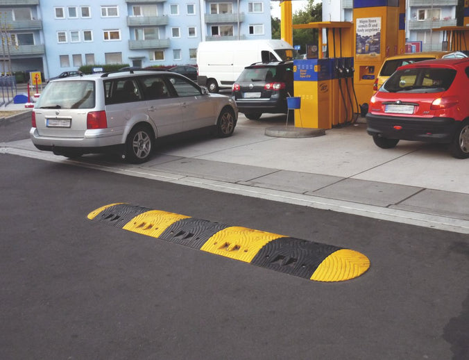 10mph modular speed bump in use (4564240367651)
