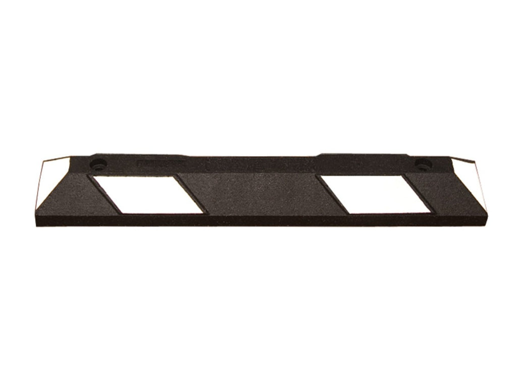 Black and White Rubber Parking Stops (90cm, 120cm, 180cm)