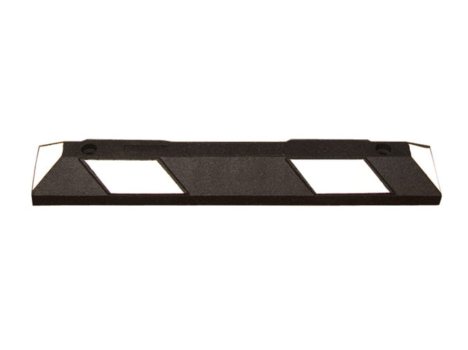Black and White Rubber Parking Stops (90cm, 120cm, 180cm)