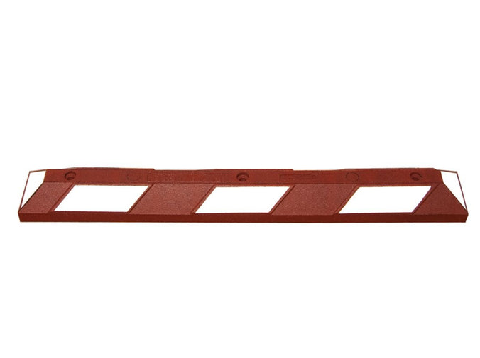 Red and White Rubber Parking Stops (90cm, 120cm, 180cm)