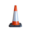 UK Regulation Traffic Cone - 2 Piece 50cm (4573641801763)