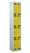 4 Compartment Tool Charging Locker - RCD Plug yellow (4459632951331)