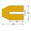 Push-Fit Profile Foam Impact Protectors (4572292874275)