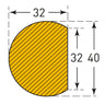 5m Long Foam Self-Adhesive Flat Surface Impact Protector Strip (4572293038115)